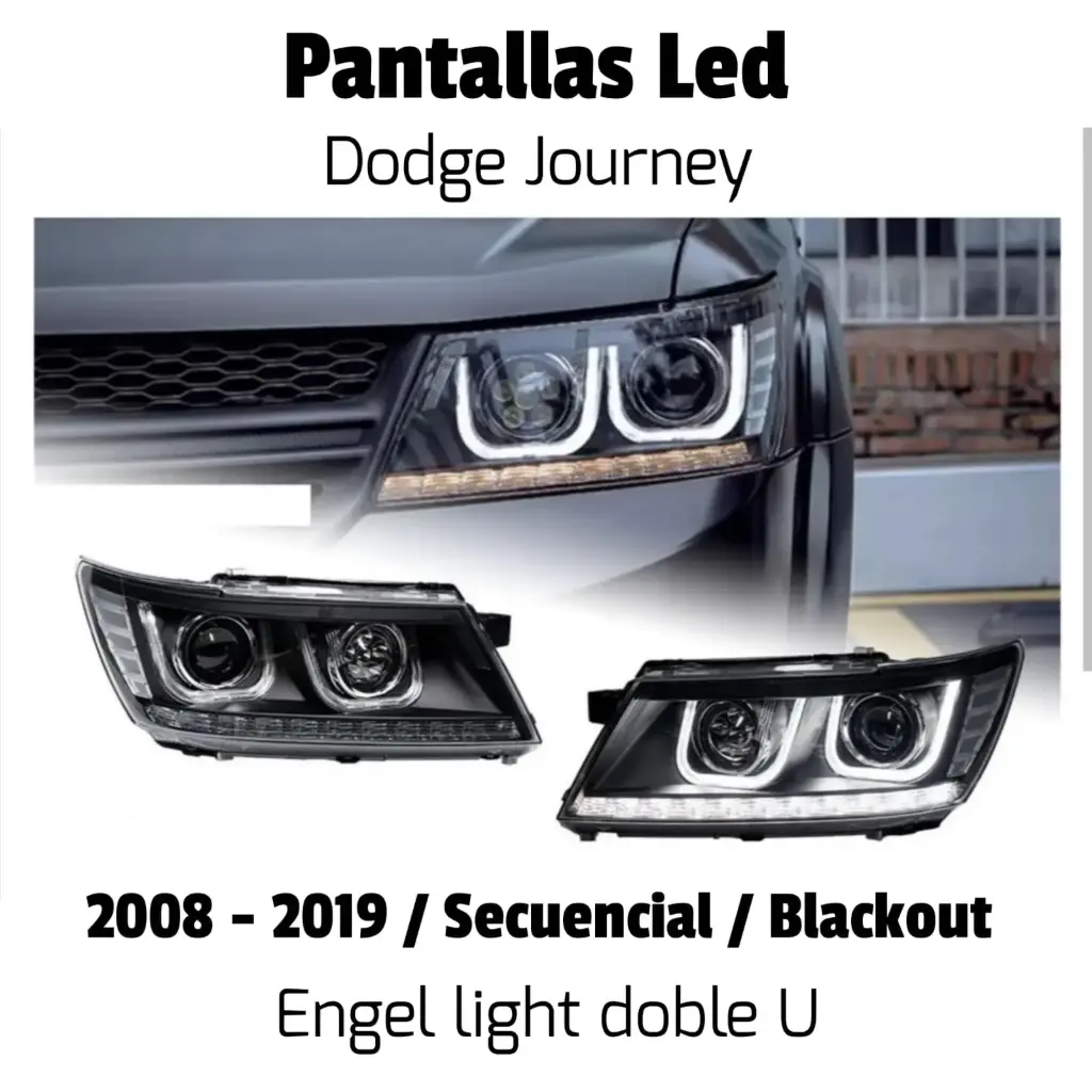 Juego Pantalla Dodge Journey 09-17 Led Blackout Nuevo
