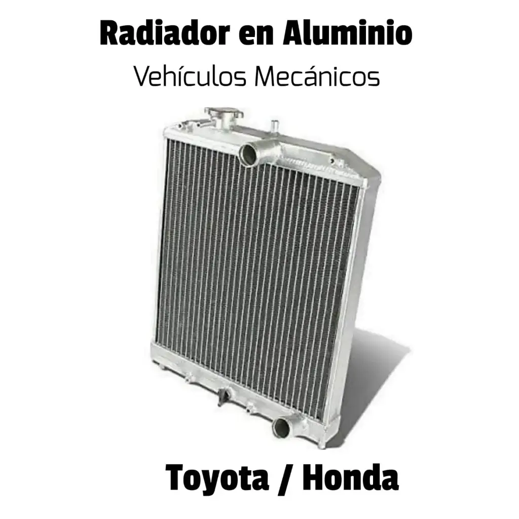 Radiador de Aluminio 1 Canal Civic- Corolla 96-2000 Nuevo