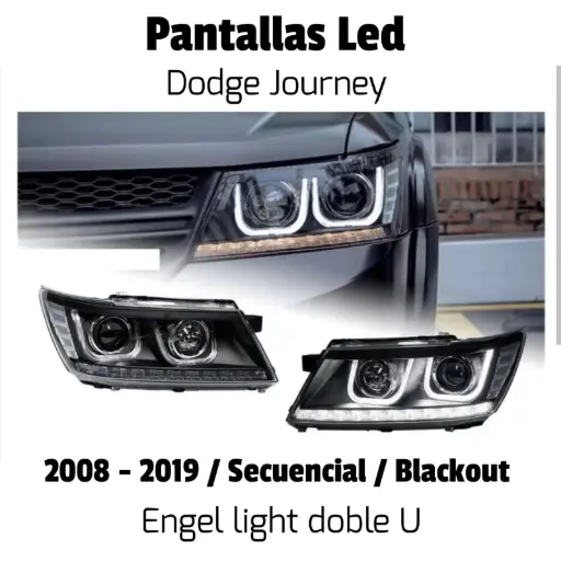 [CC0014] Juego Pantalla Dodge Journey 09-17 Led Blackout Nuevo
