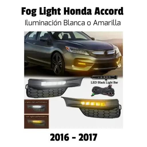 [CC0027] Juego Halóneno Led Honda Accord 16-17 Nuevo