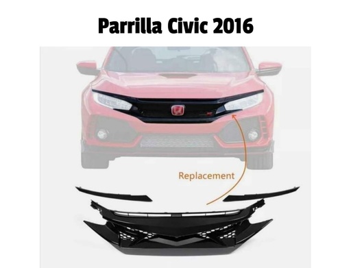 [CC0034] Parrilla Honda Civic 2016 Nuevo