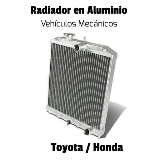 [CC0035] Radiador de Aluminio 1 Canal Civic- Corolla 96-2000 Nuevo
