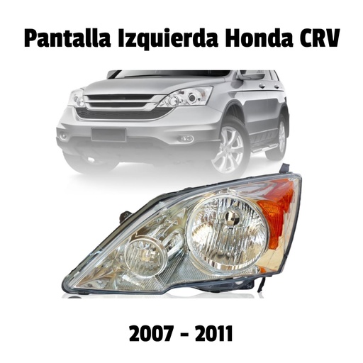 [CC0037] Pantalla Izquierda Honda CRV Normal Cromada Nuevo